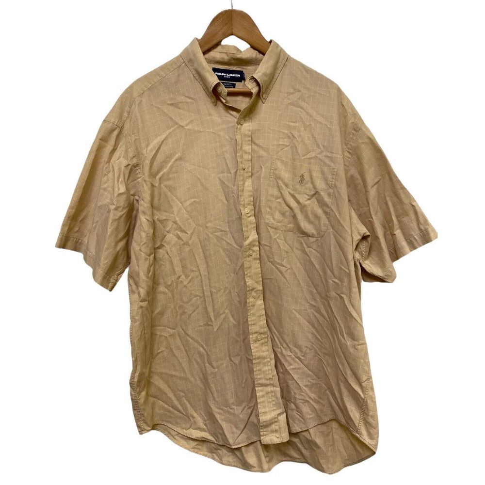 Ralph Lauren Golf Men's Short Sleeve‎ Polo Light Orange Size XL